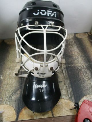Vintage Jofa Hockey Helmet W / Cooper Hm30 Senior Size