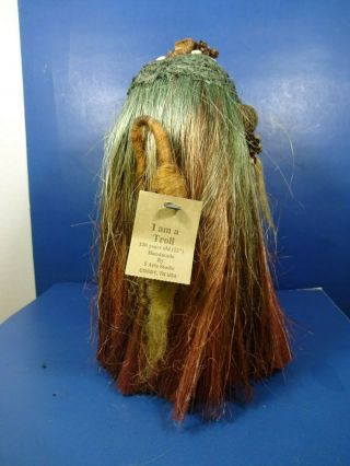 Ken Arensbak Hand Made Troll 5 Arts Studio 12 Inches w/ Tag USA TOP PIECE GONE 3