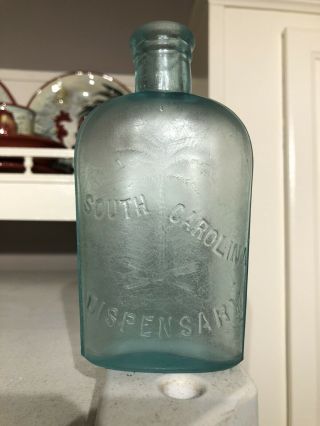 Half Pint Union Flask South Carolina Dispensary Sc Bottle