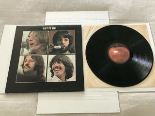 The Beatles - Let It Be - Apple Records - (red Label) Ar 34001 - Lp Vinyl Nm