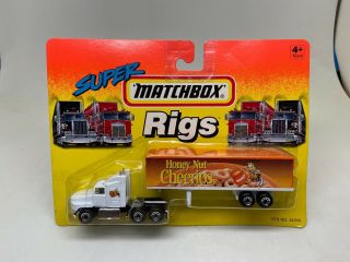 Matchbox - Rigs - Ford Aeromax - Tractor Trailer - Honey Nut Cheerios - - 1994 - -