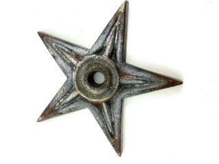 Vintage Cast Iron Metal Architectural Masonry Star Washers - 3 "