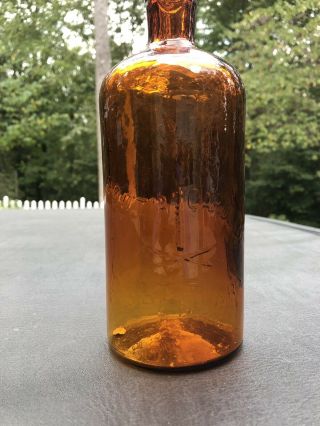 South Carolina Dispensary Amber Quart Bottle