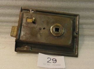 Antique Brass And Steel Rim Door Lock 29