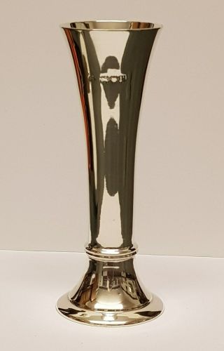 Antique Solid Silver Posy Vase - Charles Edwards - London 1912 - 110g - Xmas Gift
