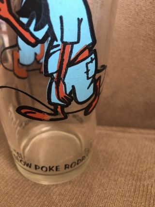 Vintage 1973 Pepsi Looney Tune Glass Slow Poke Rodriquez 3