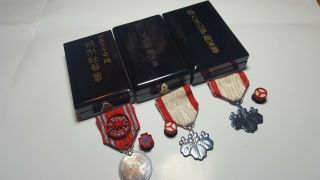 Japanese Wwii Ww Cased Order Of The Rising Sun 8th Wartime And Prewar