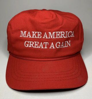 Authentic Cali Fame Donald Trump Make America Great Again Maga Snapback Hat