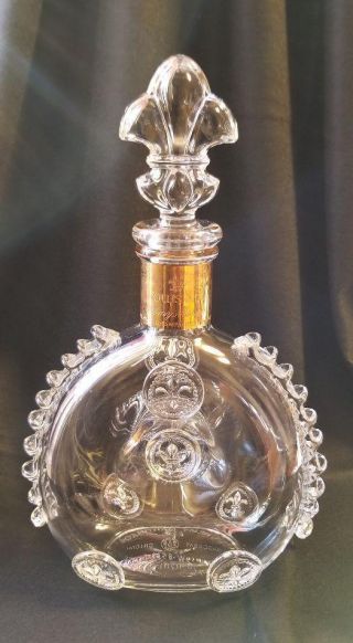 Remy Martin Louis Xiii Empty Bottle Baccarat Crystal Ornament