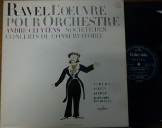 Cluytens / Ravel Orchestral Vol.  1 / Columbia Saxf 913