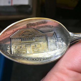 1905 Lewis & Clark Exposition Forestry Building Spoon