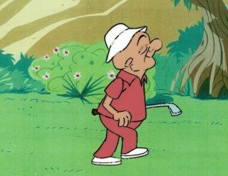 Mr Magoo Animation Production Cel Mm017 Mister Magoo Golf Golfing