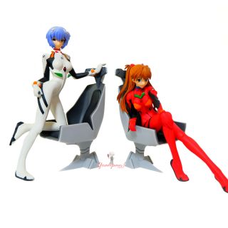 Evangelion Rei Asuka Premium Prize Figure Girl With Chair Sega [from Japan],  Gift