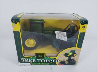 John Deere Tractor Christmas Tree Topper Holiday Special Edition Complete