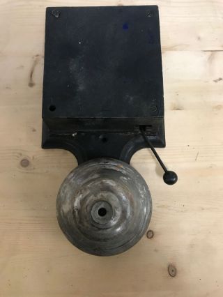 Industrial Vintage Door Bell - Huge,  Heavy