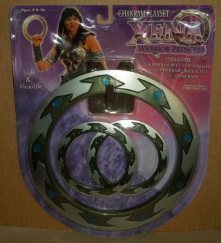 Xena Warrior Princess Chakram Playset With Belt Clip And Bracelets 1371 Xena Wpf