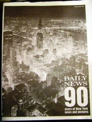 York Daily News June 2009 - 90 Years Of Ny News & Pictures - John Kennedy