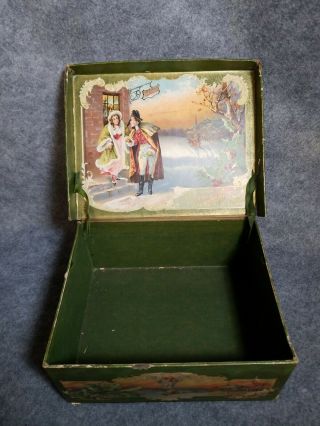 Vintage Christmas Gift Box " Fine Soap And Toilet Articles,  Wishing You A Merry C
