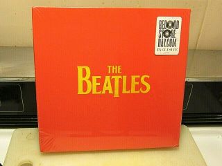 " The Beatles " Rsd Box Set 4 Vinyl Singles With Picture Sleeves