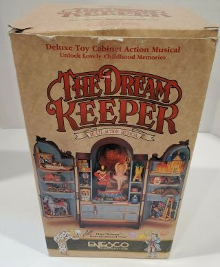 1989 - 91 Enesco The Dream Keeper Deluxe Action Musical Cabinet