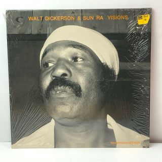 Walt Dickerson & Sun Ra Visions 1979 Denmark Vinyl Lp Record Shrink Jazz Vg,
