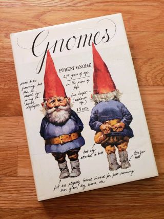 Gnomes Hardcover 1977 Book By Rien Poortvliet Will Huygen Harry Abrams
