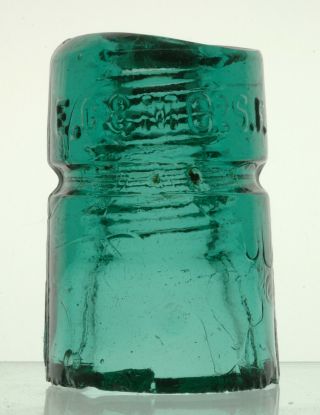 Cd 123 E.  C & M Co S.  F.  D Mold Glass Insulator - Specimen