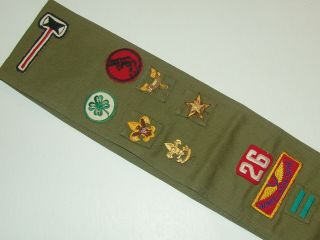 Wings Over Dixie - V - On Sash - 16 Merit Badges Rank Patches Etc