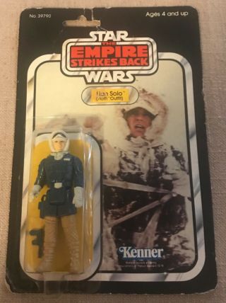 Star Wars Vintage 1980 Esb Han Solo Hoth Outfit Action Figure Box