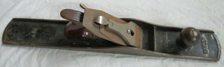 Stanley Bailey No 7c Corrugated Bottom Jointer Plane Old Vtg Cast Iron