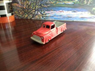 Tootsietoy 4 Inch 1950 Dodge Pickup Truck,  Red,  Silver Box