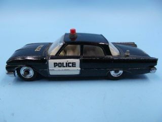 Vintage Dinky Toys Ford Fairlane Police 4.  5 Inches
