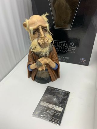 Star Wars Gentle Giant Yak Face Premier Guild Deluxe Mini Bust Holiday 2009