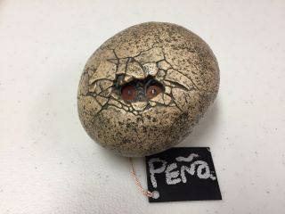 Windstone Editions 1994 M.  Pena Dragon Egg With Eyes Made In Usa