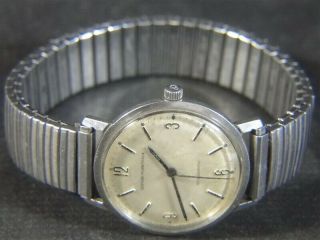 Vintage Girard - Perregaux Gyromatic Stainless Steel Men’s Wristwatch