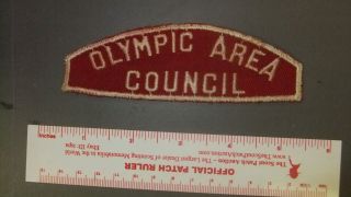 Boy Scout Olympic Area Council Rws Wa Full Strip 4015ii