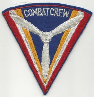 On Wool Felt Proposed Combat Crew Flight Jacket Patch A Beauty