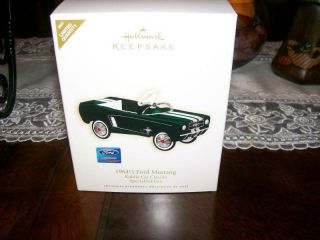 Hallmark 1964 1/2 Ford Mustang 2007 Colorway Limited Kiddie Car Ornaments