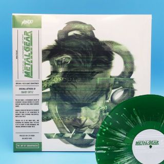 Metal Gear Solid Video Game Soundtrack Green W/ White Splatter Vinyl Record 2xlp
