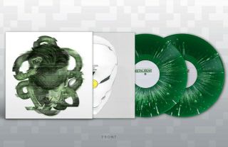 Metal Gear Solid Video Game Soundtrack Green w/ White Splatter Vinyl Record 2xLP 2