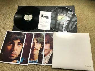 The Beatles The White Album Lp 2014 Mono Reissue Photos Poster Nm