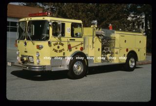 San Jose Ca E10 1985 Crown Van Pelt Fmc Pumper Fire Apparatus Slide