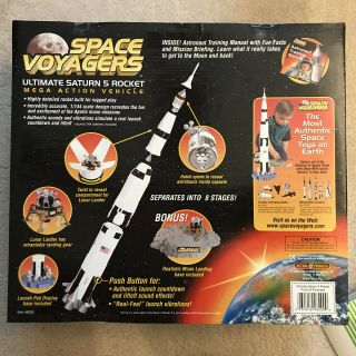 SPACE VOYAGERS ULTIMATE SATURN 5 ROCKET APOLLO TOY 1:144 MODEL 2