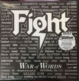 Fight War Of Words Colored Vinyl Lp Rsd 2019 Judas Priest Rob Halford