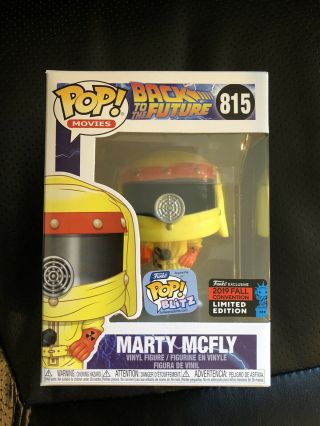 Funko Pop Marty Mcfly 815 - Back To The Future 2019 Nycc Shared Exclusive