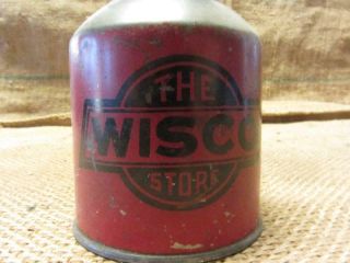 Vintage Wisco Oiler Oil Can Antique Tractor Farm Auto Gas 6472