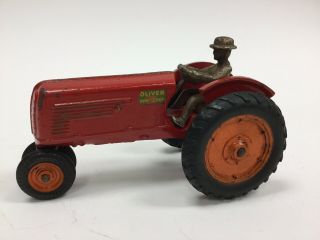 Vintage Arcade Cast Iron Oliver 70 Row Crop Toy Tractor