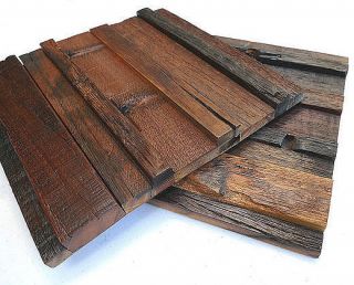 Wood Wall Tiles,  Decorative Tiles,  Decor For Pub,  Cafe,  Old Boat Reclaimed Wood