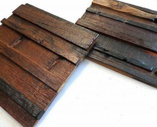 Wood Wall Tiles,  Decorative Tiles,  Decor For Pub,  Cafe,  Old Boat Reclaimed Wood 2