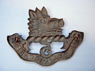 Ww1 - 2 5th Regiment Ne Obliviscaris Cap Badge.